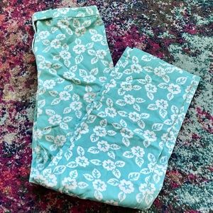 ✨ Ann Taylor Loft Summer Floral Cotton Pants 4